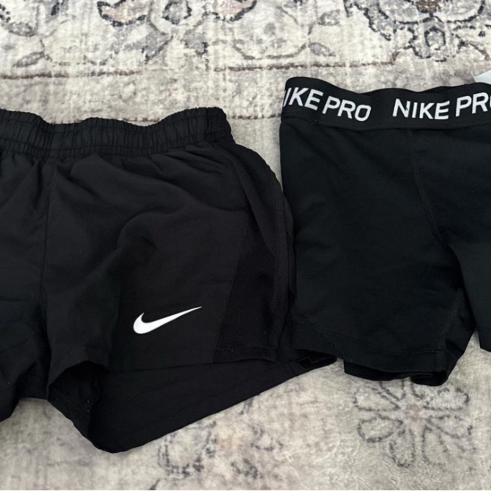 Nike Black Pro Shorts Duo